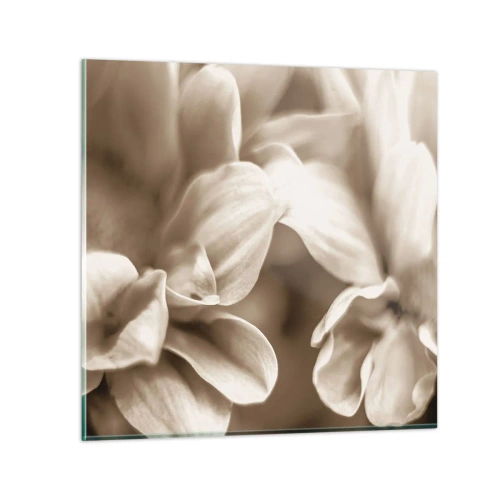 Üveg kép - Gyengéd, mint egy mosoly - 40x40 cm