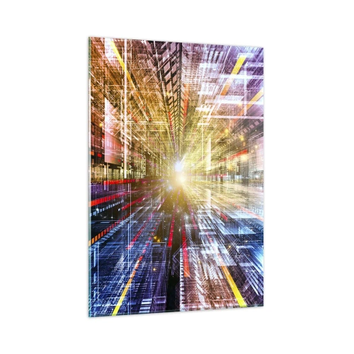 Üveg kép - Fényes folyosó - 50x70 cm