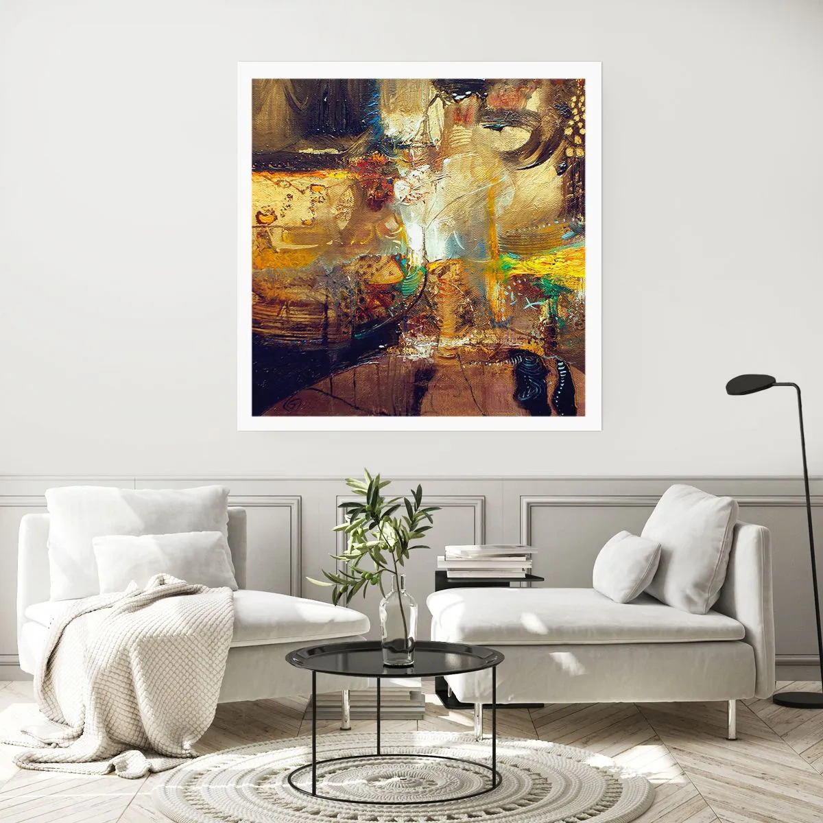 Poszter - Hideg, melegebb,meleg - 60x60 cm