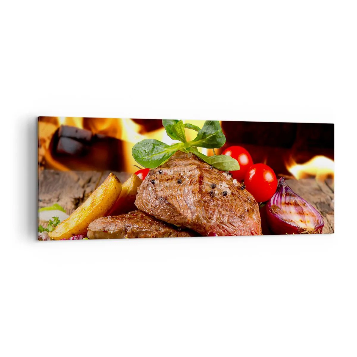 Vászonkép - Parázzsal elővarázsolva - 140x50 cm