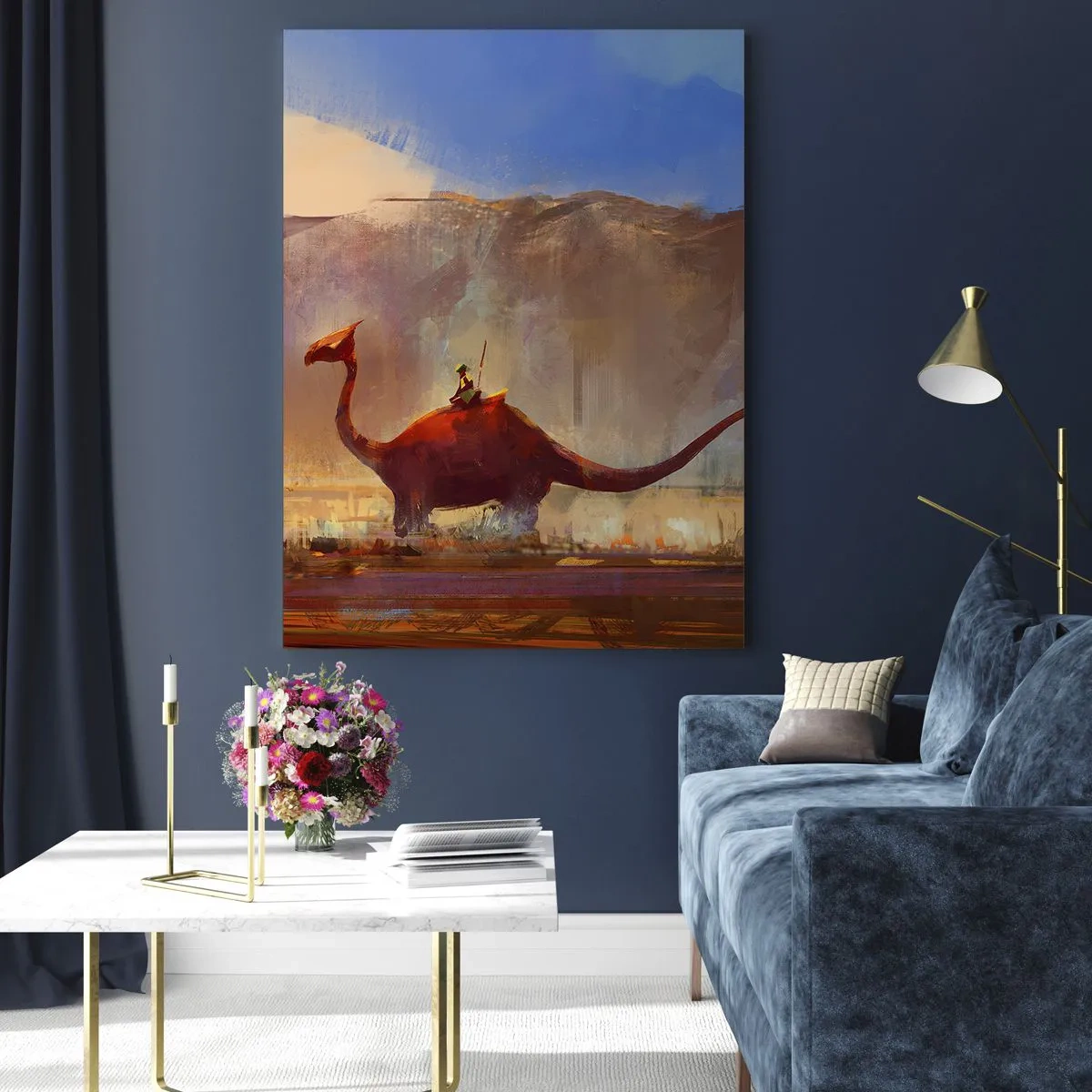 Üveg kép - Ha nem haltak volna ki - 70x100 cm