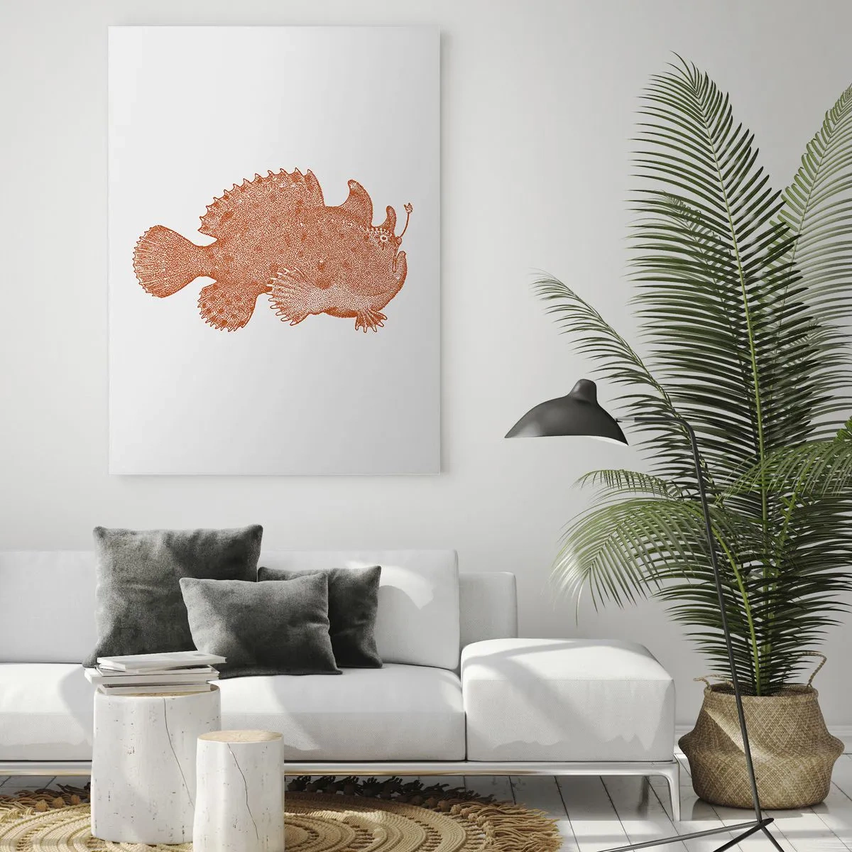 Üveg kép - Mégiscsak egy hal - 50x70 cm