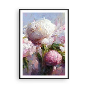 Poszter fehér keretben - Egy csokor, mely csordultig van élettel - 70x100 cm