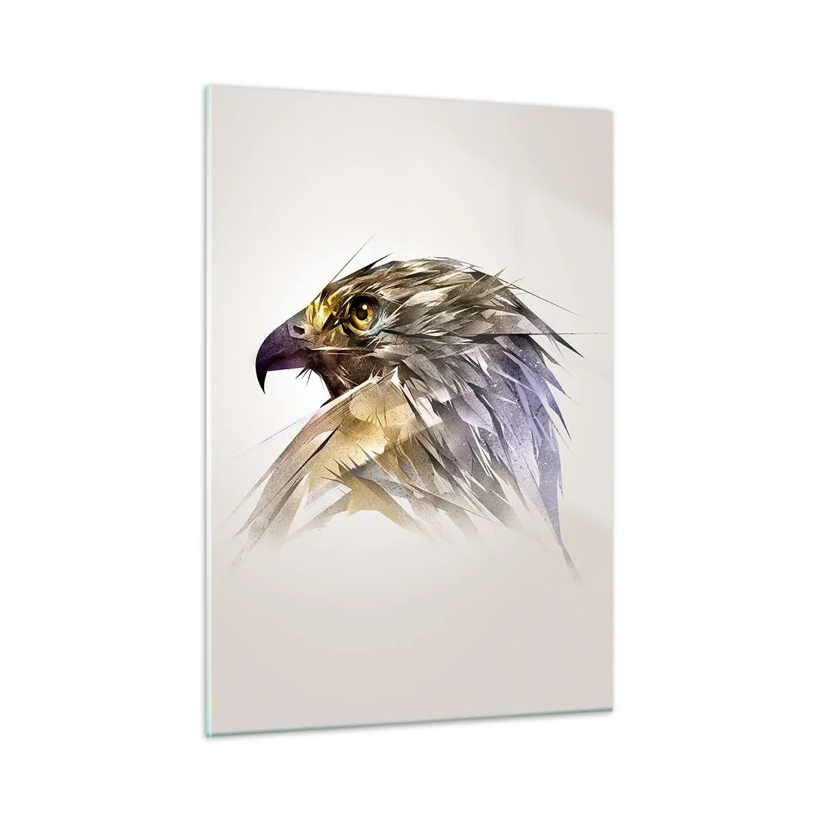 Üveg kép - Egy harcos portréja - 50x70 cm