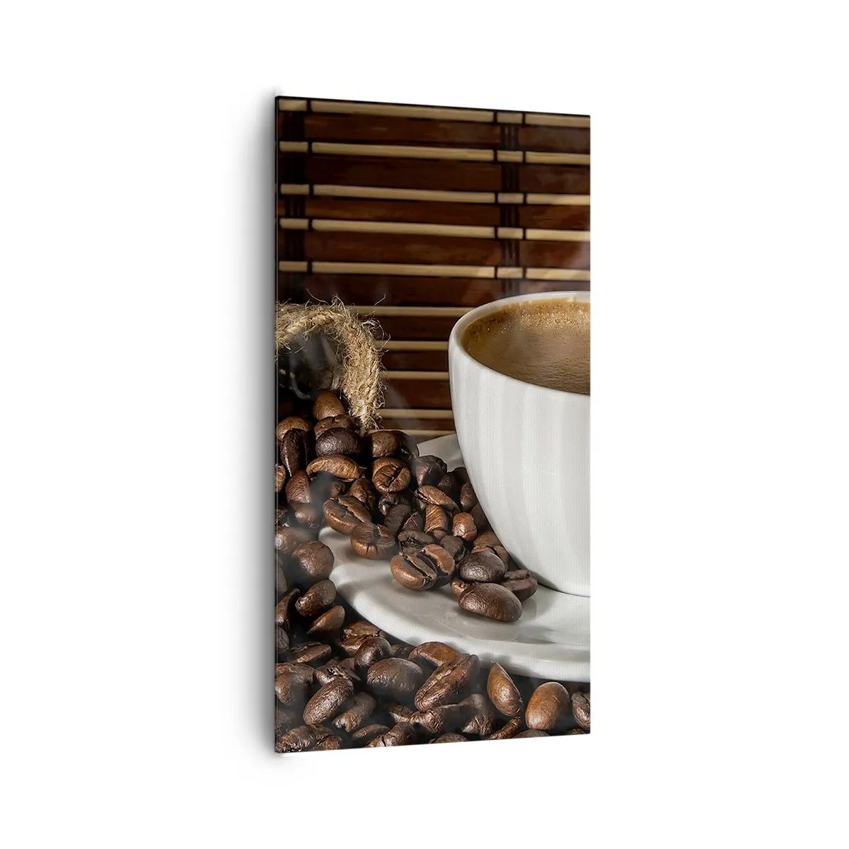 Vászonkép - A szén feketesége, a borostyán tisztasága - 65x120 cm