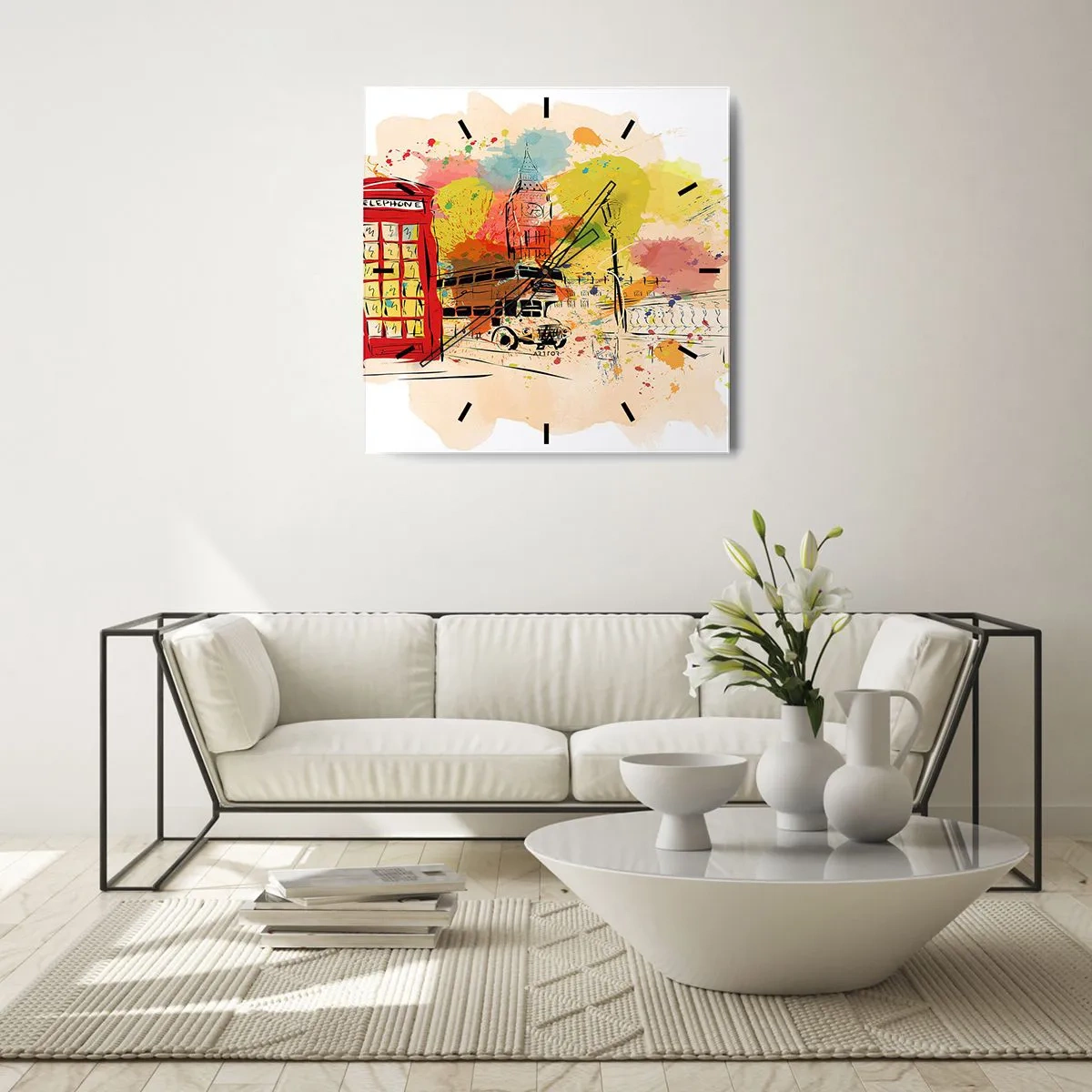 Falióra, Óra - A változatosság városa - 40x40 cm