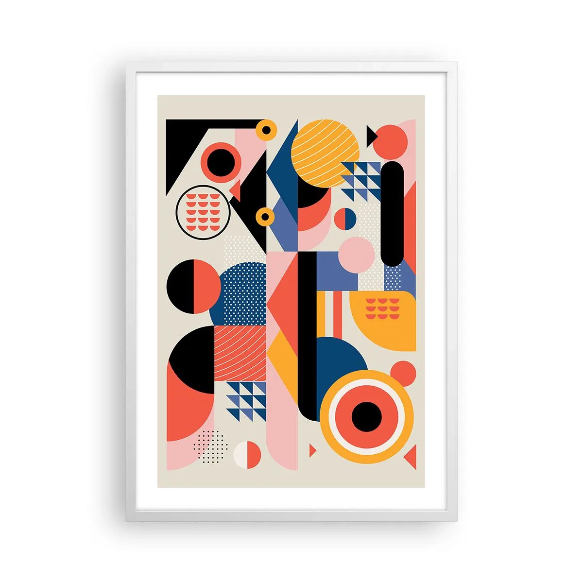 Poszter fekete keretben - Összetétel: játszadozzunk - 50x70 cm