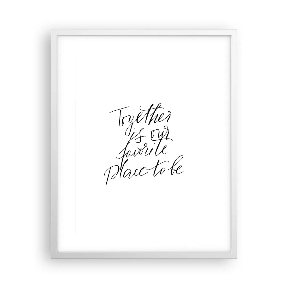 Poszter fekete keretben - Te is érzed? - 40x50 cm