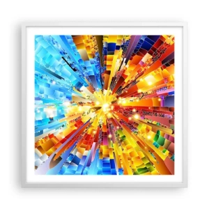 Poszter fekete keretben - In medias res - 60x60 cm