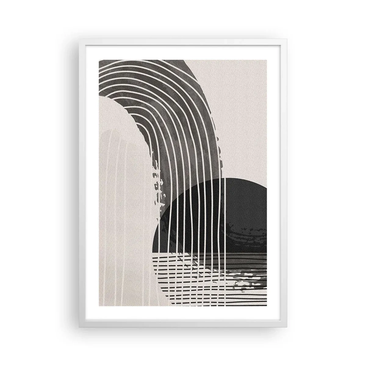 Poszter fekete keretben - Oda és vissza - 50x70 cm