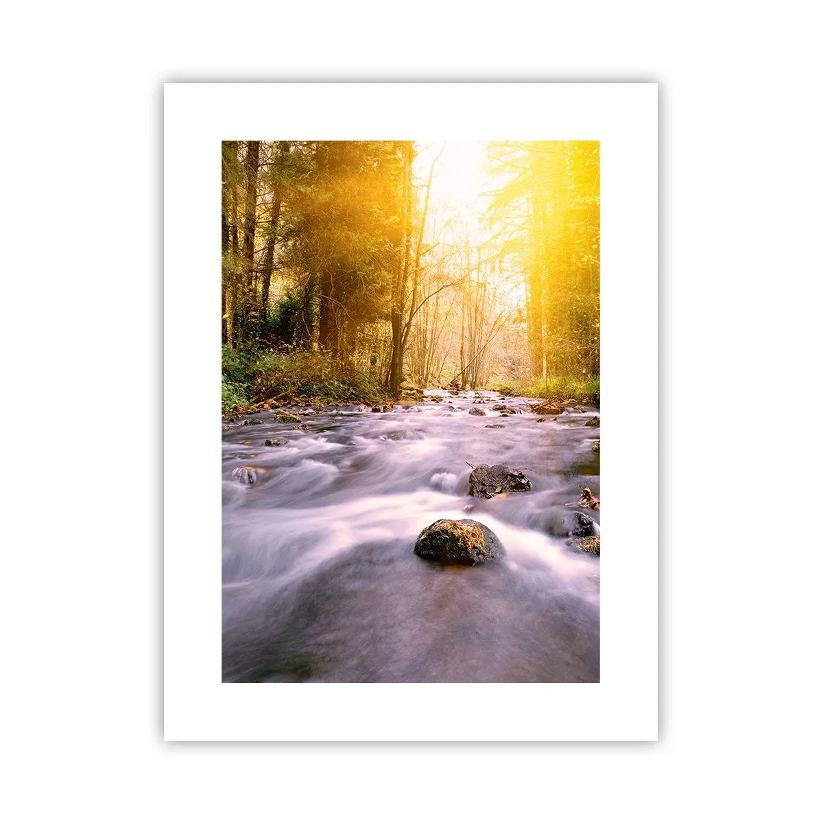 Poszter - Malachit ezüst és arany keretben - 30x40 cm