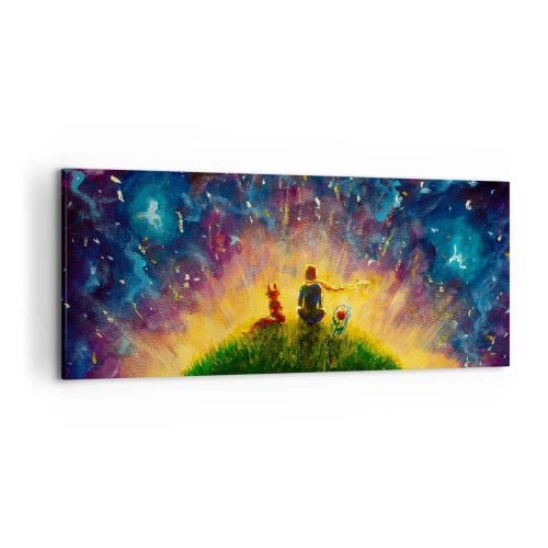 Vászonkép - Szerelem és barátság – az egész világ - 120x50 cm