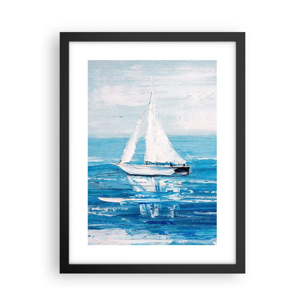 Poszter fehér keretben - Egy barátoddal az oldaladon - 30x40 cm