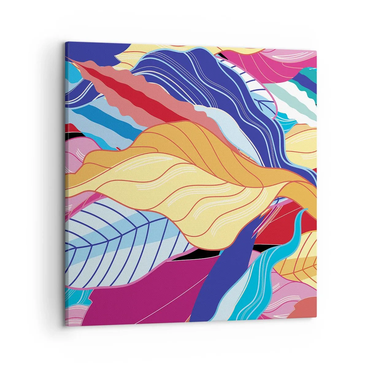 Vászonkép - Színes rendetlenség - 50x50 cm