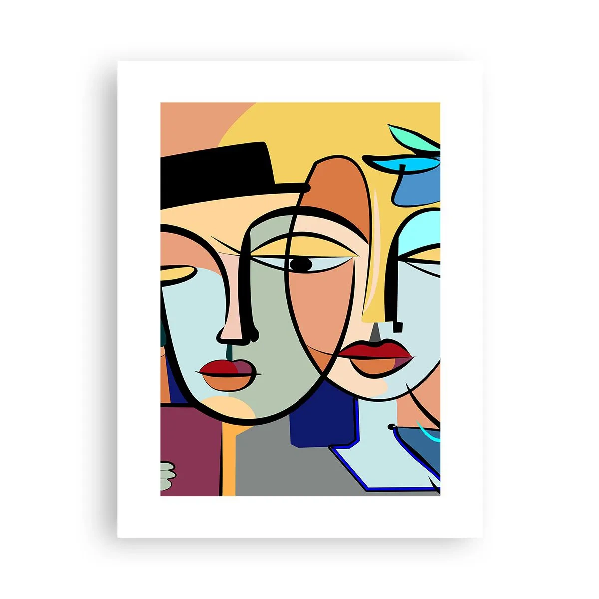 Poszter - Picasso randez vous - 30x40 cm