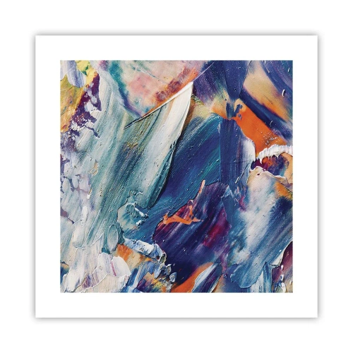 Poszter - Színkavalkád - 40x40 cm