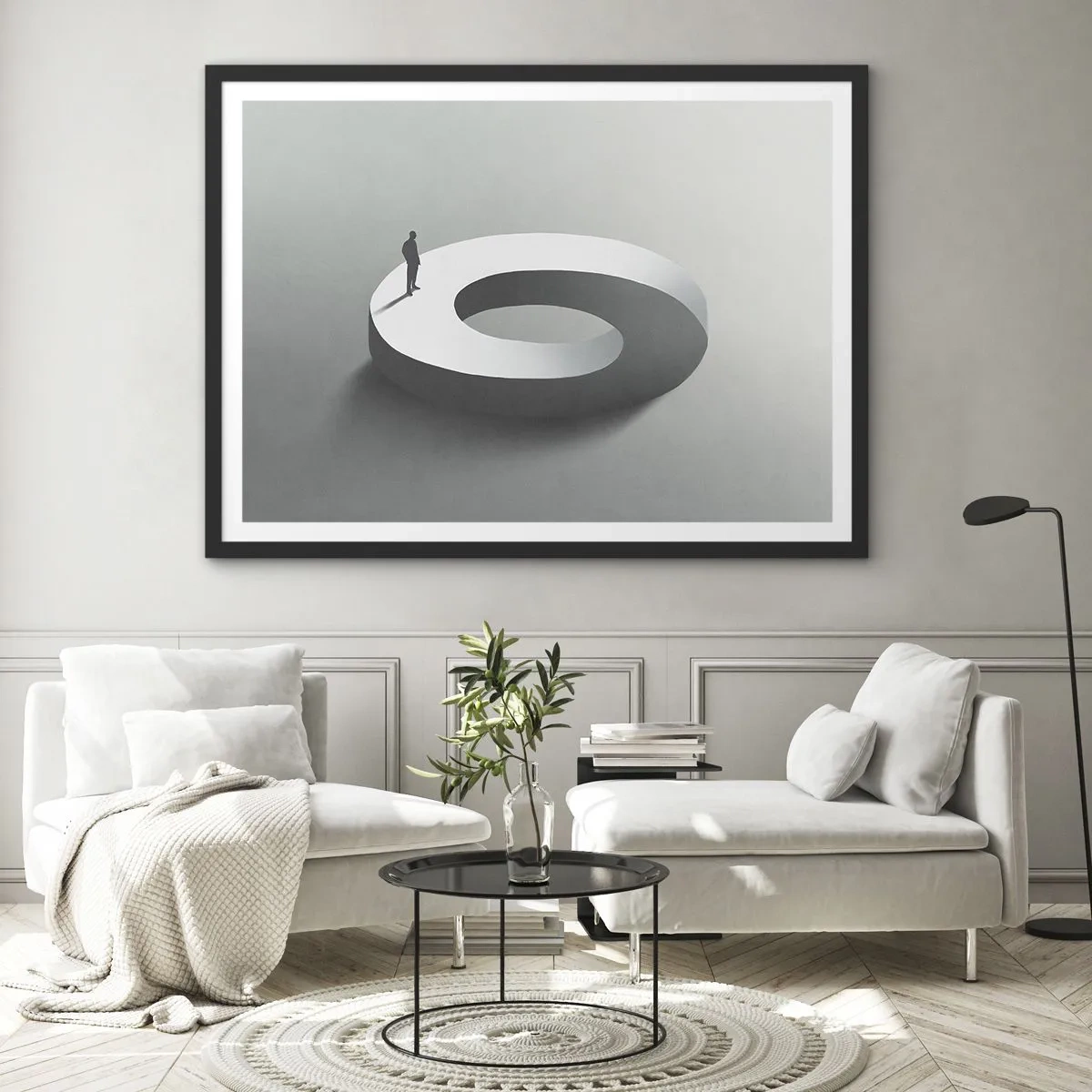 Poszter fehér keretben - És bölcsnek lenni - 70x50 cm