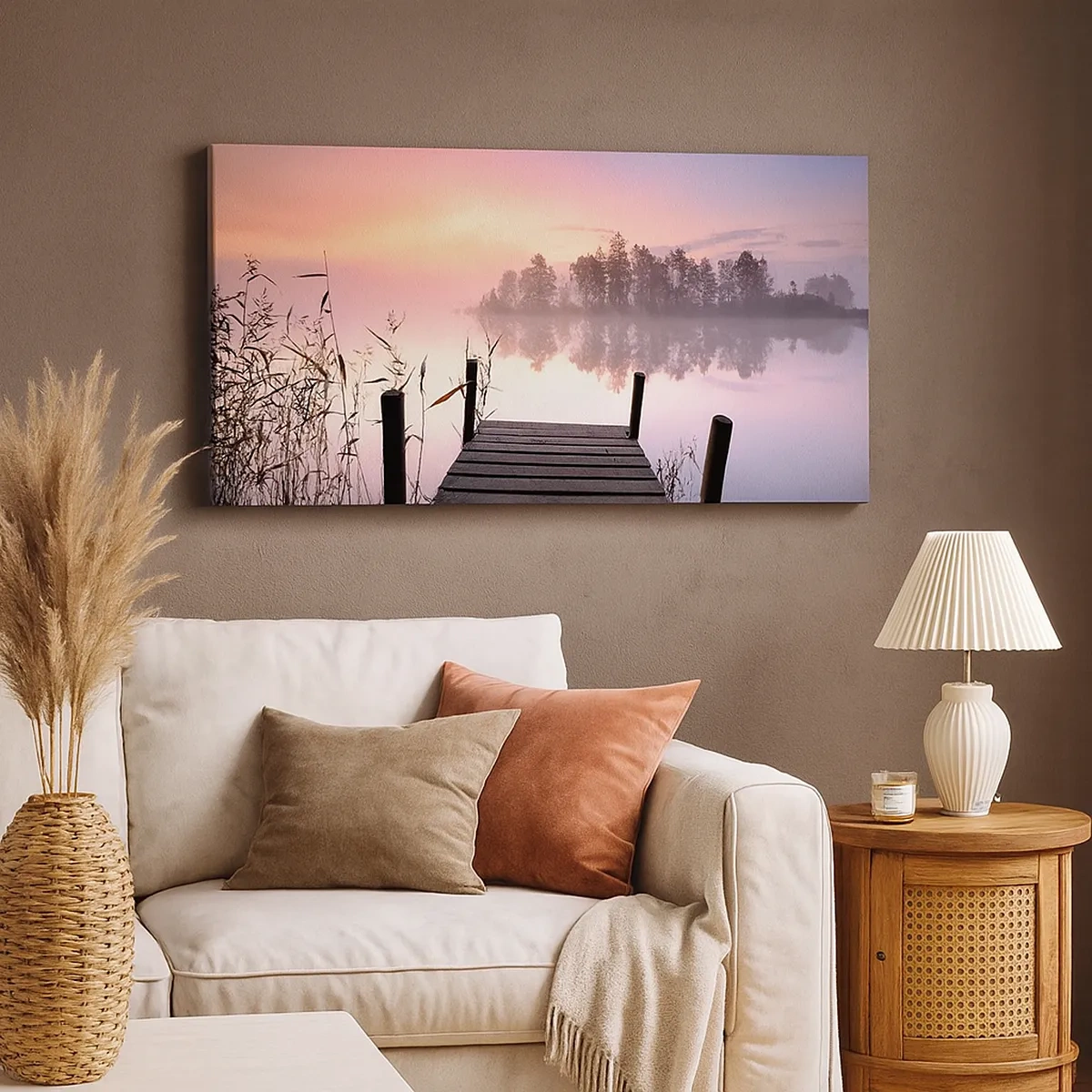 Vászonkép - A lila ködből... - 30x30 cm