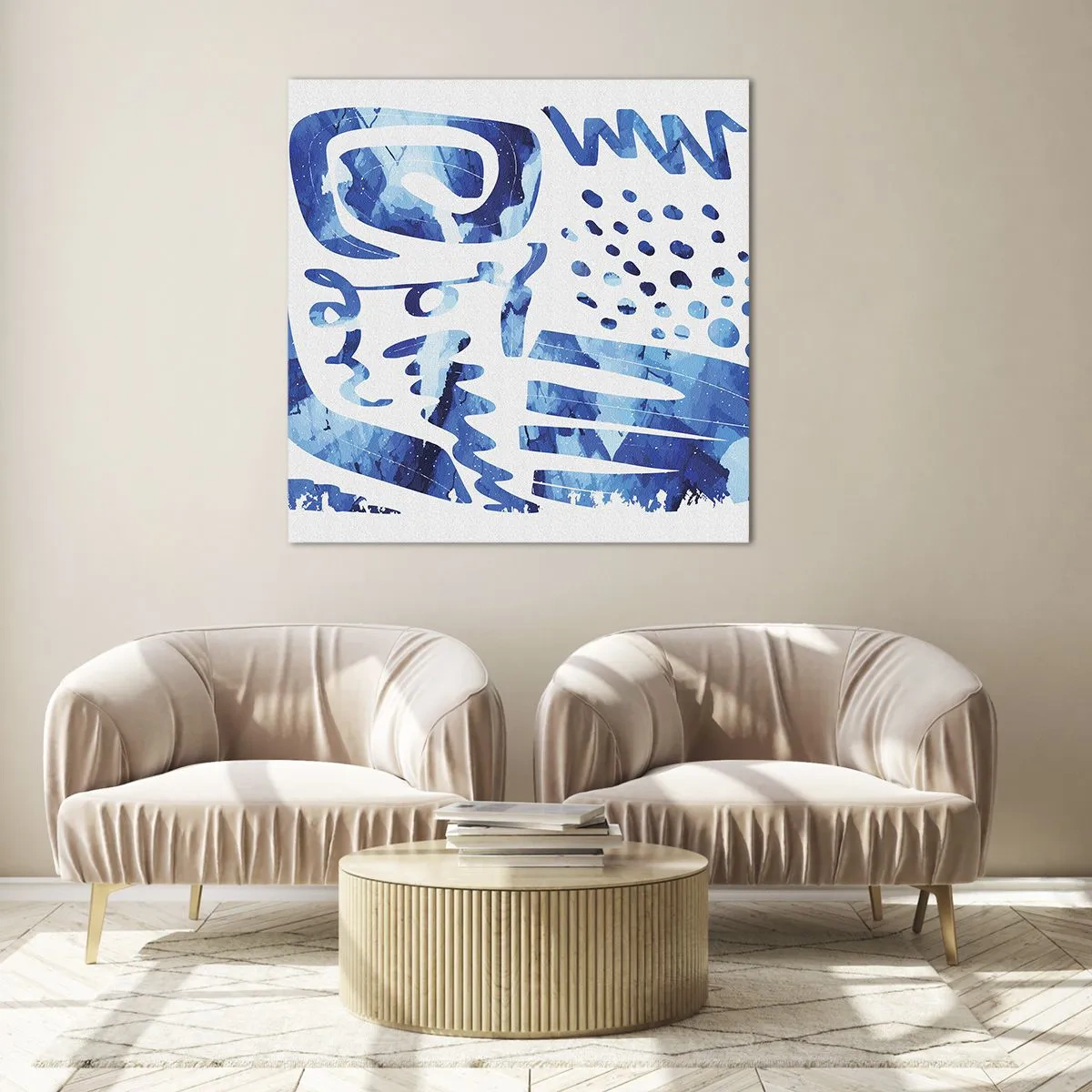 Üveg kép - Vissza a gyökerekhez - 40x40 cm