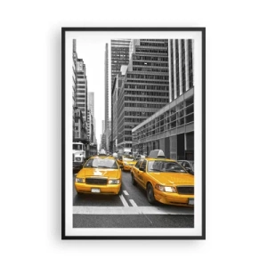 Poszter fehér keretben - Mi színezzük a várost - 61x91 cm