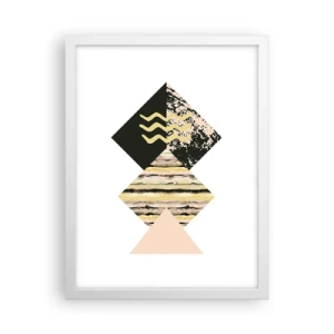 Poszter fekete keretben - Nem olyan egyszerű - 30x40 cm