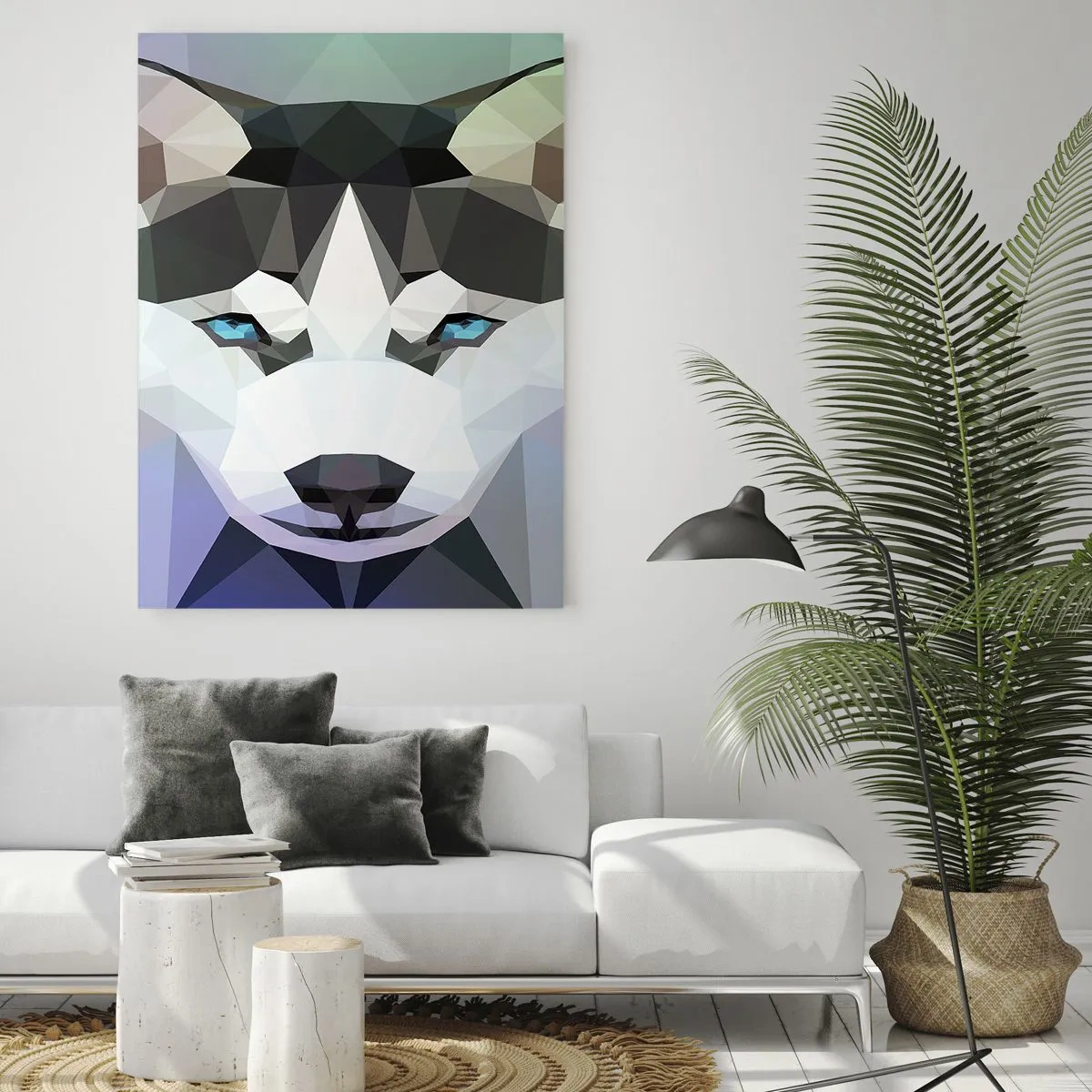 Üveg kép - Az északi havas emléke - 70x100 cm