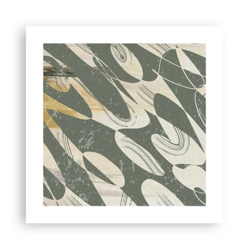 Poszter - Ritmikus absztrakció - 40x40 cm