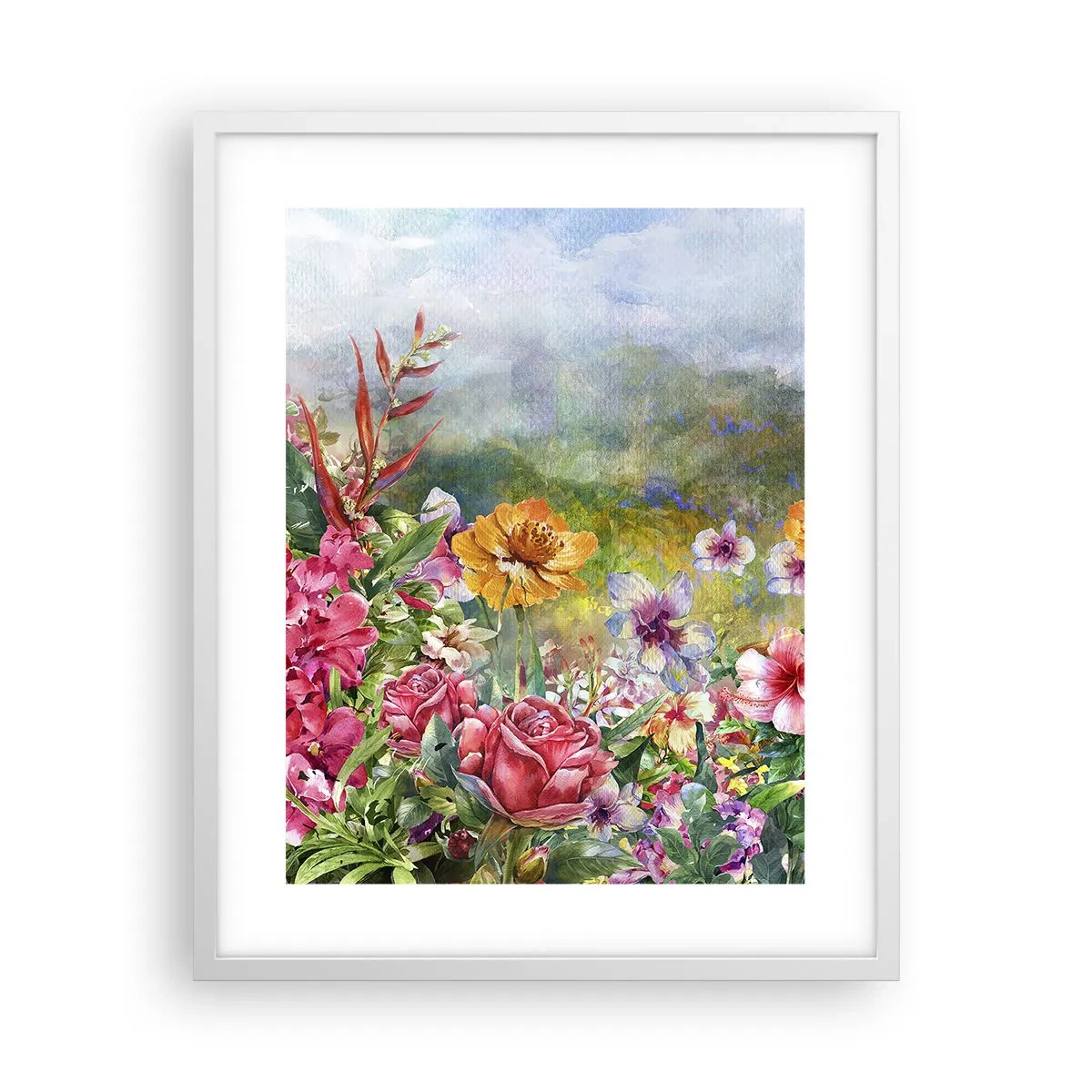 Poszter fekete keretben - A kert, amelyik megőrült - 40x50 cm