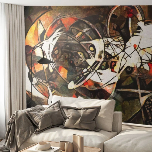 Fotótapéta Standard Eco - Hallod a mozgást? - Absztrakció, Kubizmus, Darab - 500x350 cm