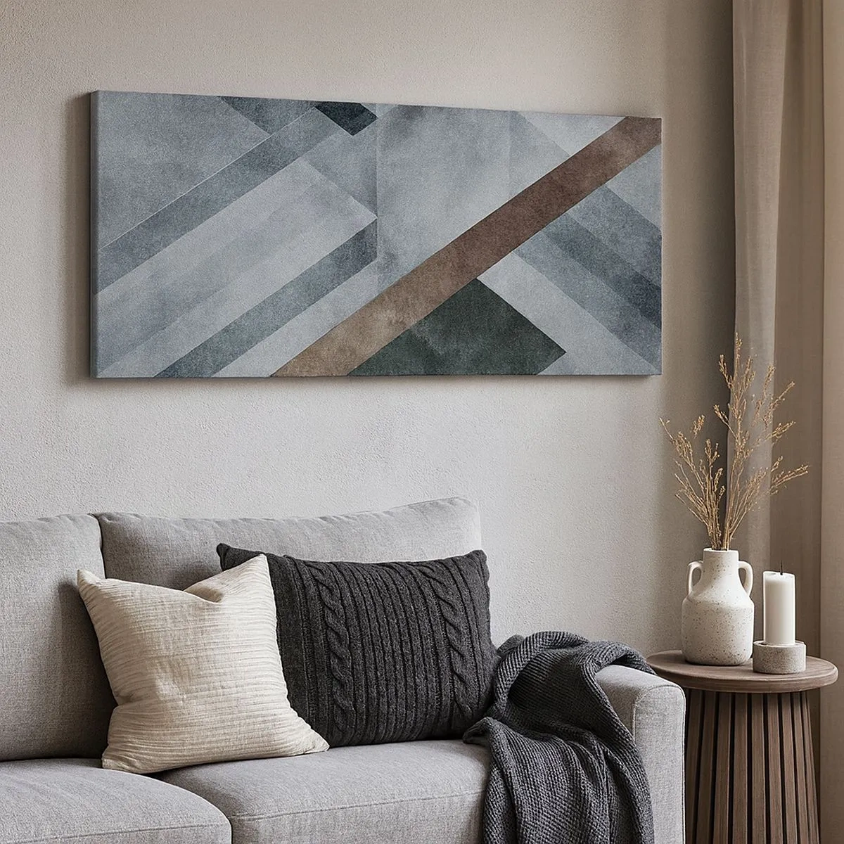 Vászonkép - A geometria kifinomult eleganciája - 100x40 cm