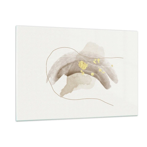 Üveg kép - Megtalált az űrben - 120x80 cm