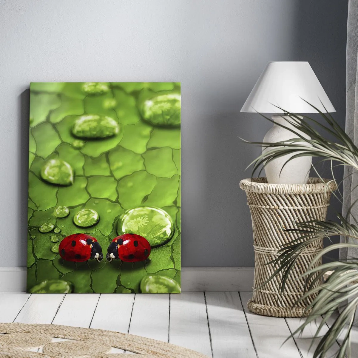 Vászonkép - Találkozás a zöldben - 50x70 cm