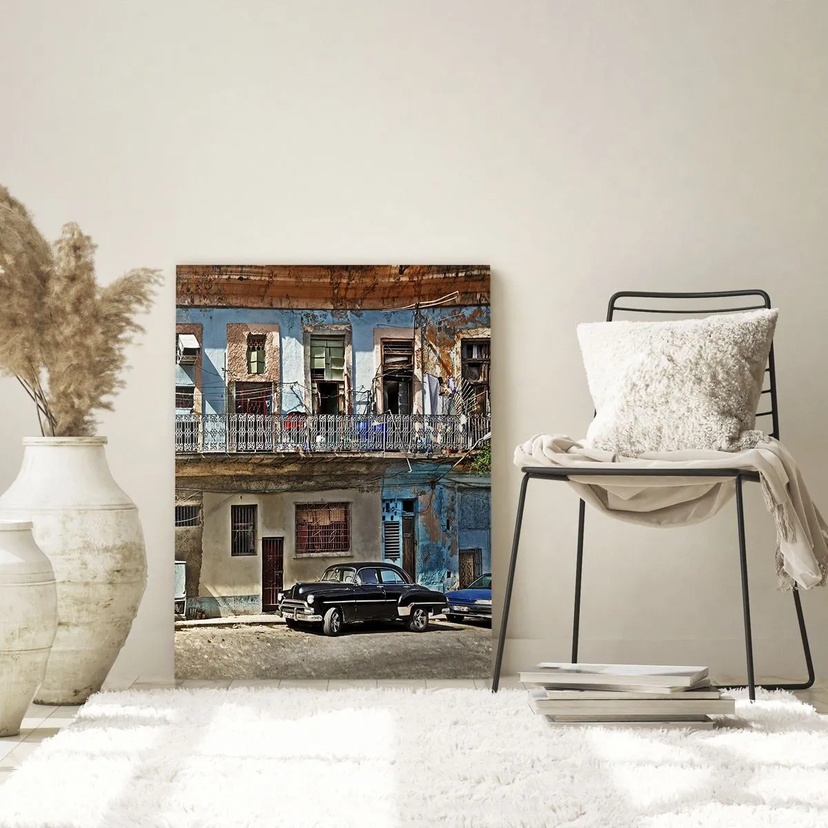 Üveg kép - Havannai hangulat - 50x70 cm