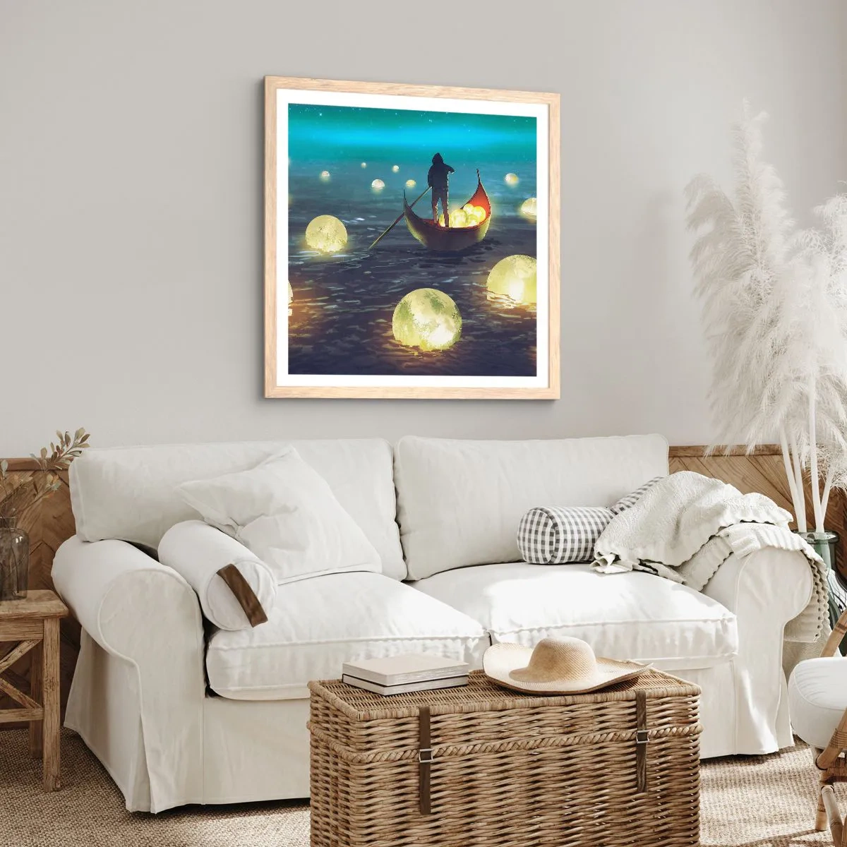 Poszter világos tölgy keretben - Olyan dolgok, amelyekről a filozófusok soha nem álmodtak - 40x40 cm