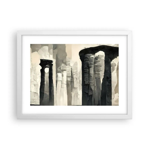 Poszter fekete keretben - A régiség fensége - 40x30 cm