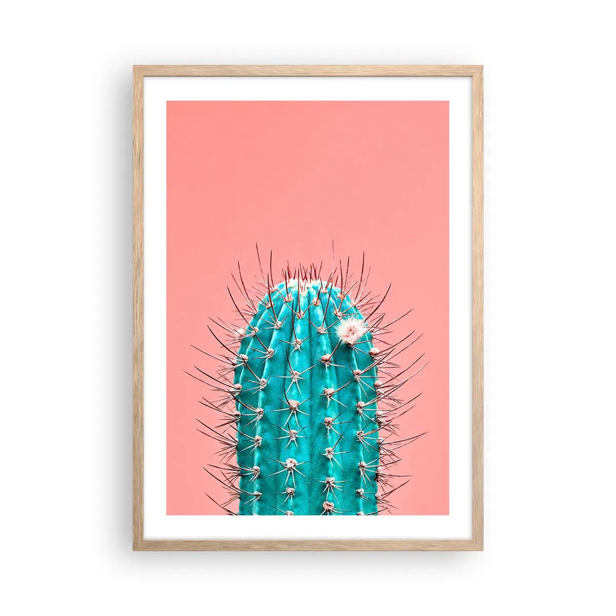 Poszter világos tölgy keretben - Csak nézz - 50x70 cm