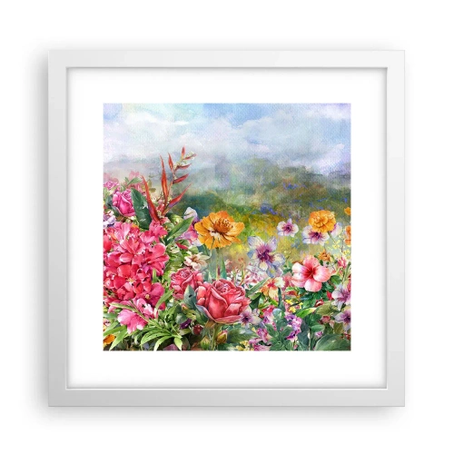 Poszter fekete keretben - A kert, amelyik megőrült - 30x30 cm