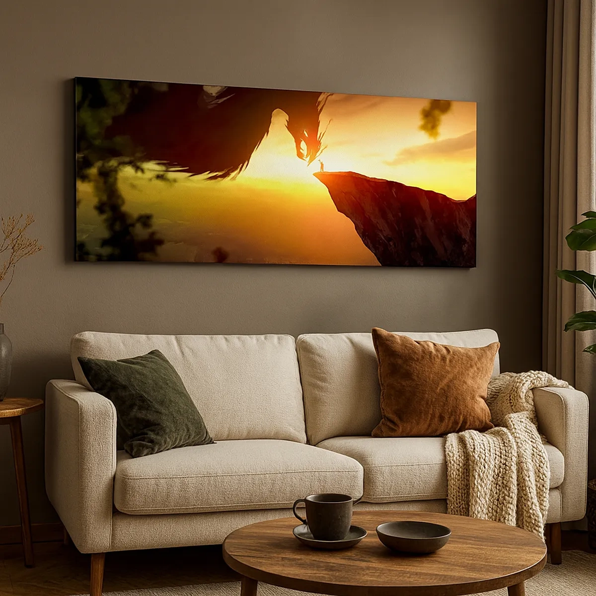 Vászonkép - Sárkányölő - 30x30 cm