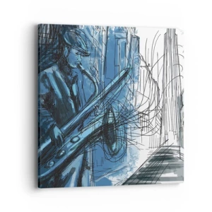 Vászonkép - Városi rapszódia - 40x40 cm