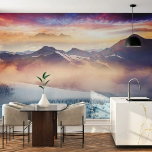 Fotótapéta Standard Eco - A természet ereje és tisztasága - Tájkép, Hegyek, Téli - 300x210 cm