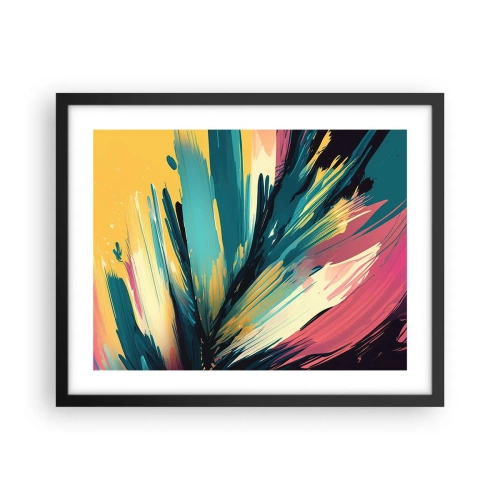 Poszter fehér keretben - Kompozíció - az öröm robbanása - 50x40 cm