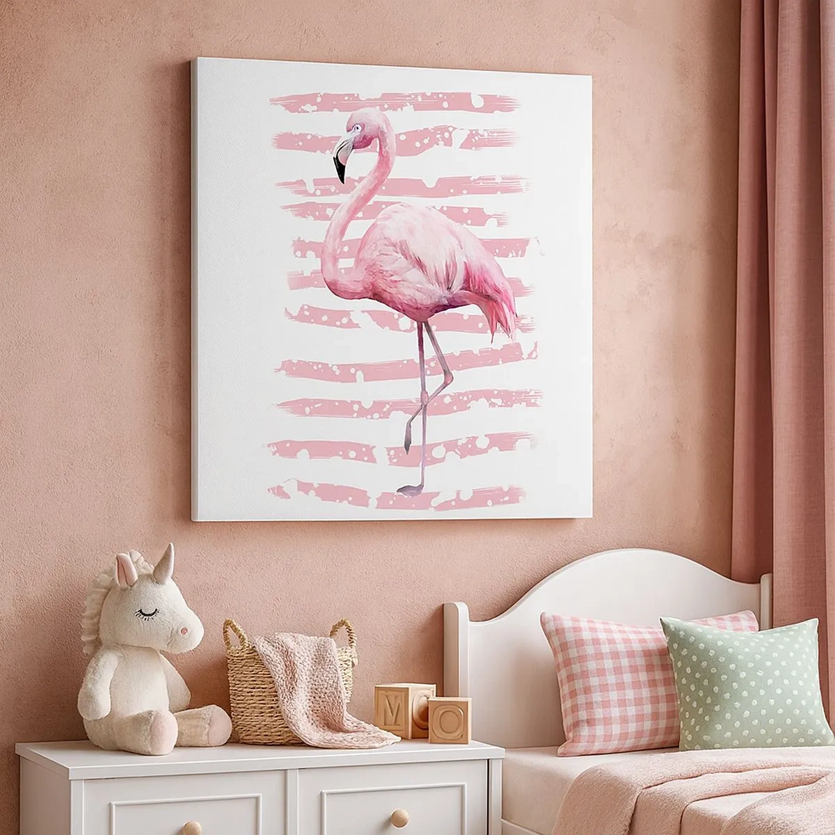 Vászonkép - Méltósággal, bár rózsaszínben - 30x30 cm