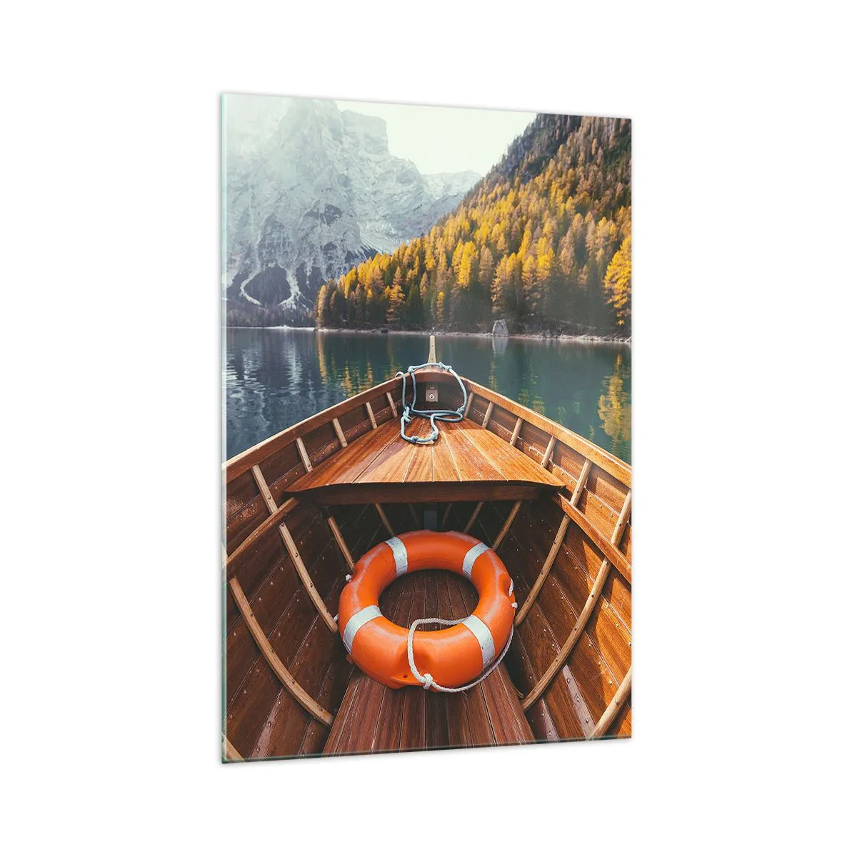 Üveg kép - Hegyi kirándulás - 70x100 cm