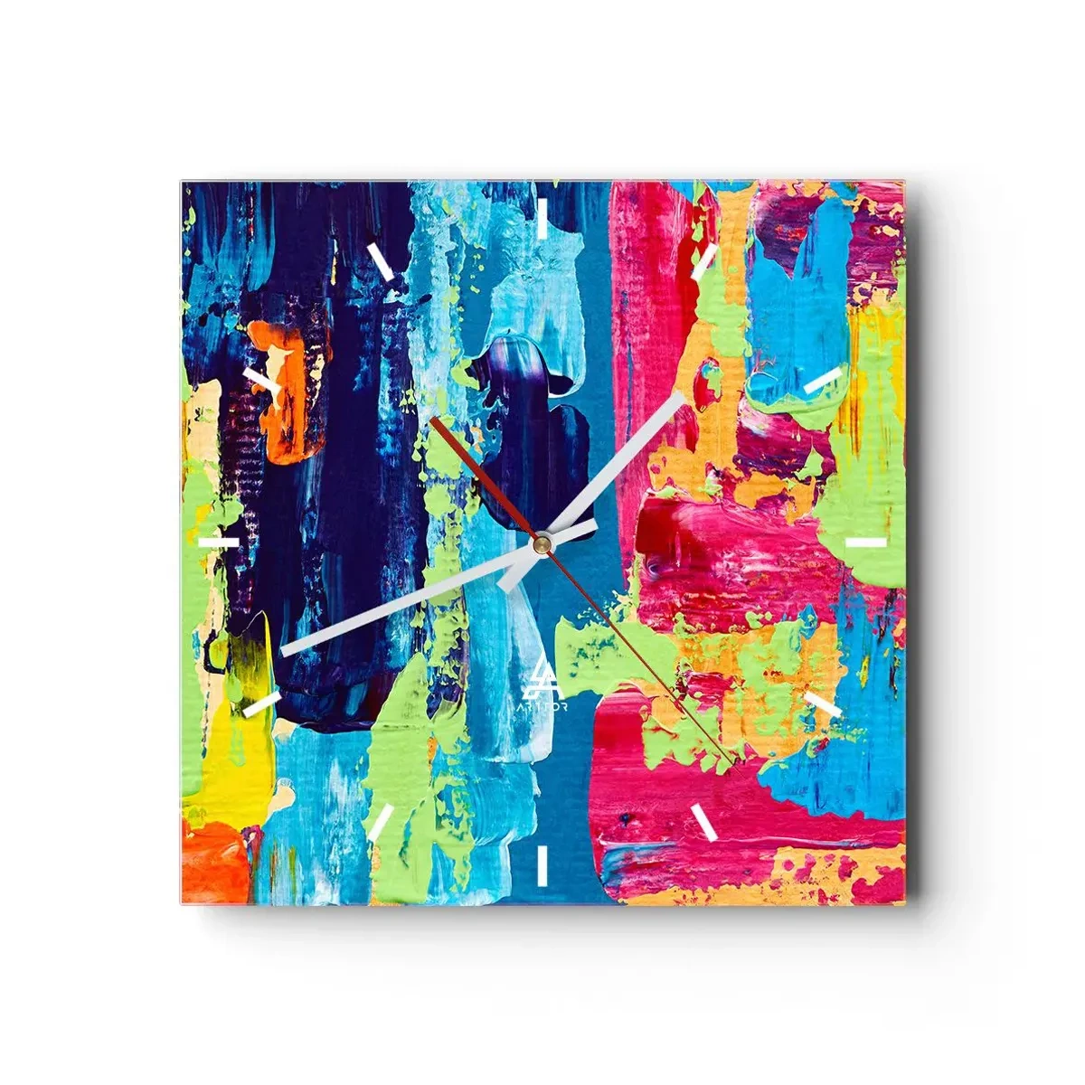 Falióra, Óra - Az élet gyönyörű! - 30x30 cm