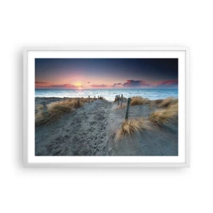 Poszter fekete keretben - Kiöntöttél egy sugárzó szivárványos fényt... - 70x50 cm