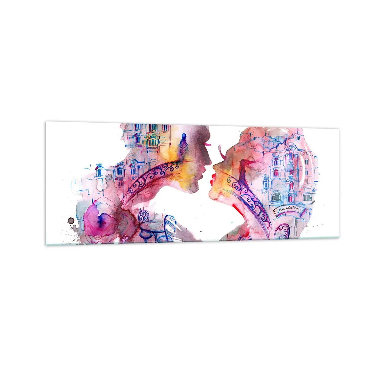 Üveg kép - A sóhajok titkos hídja - 140x50 cm