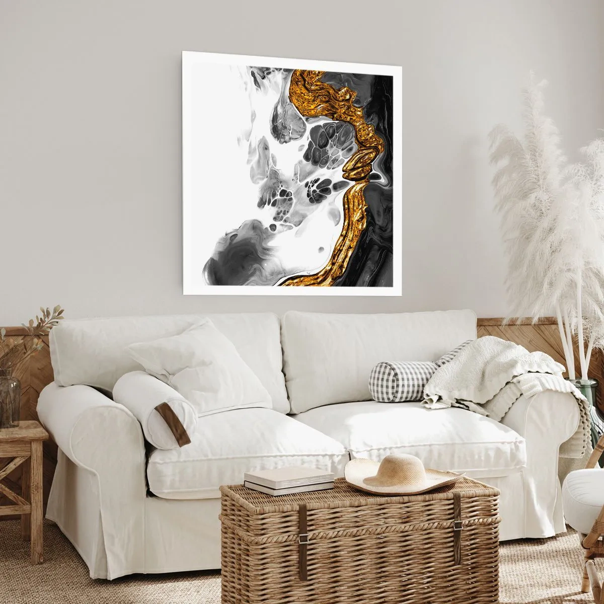 Poszter - Szerves kompozíció - 50x50 cm