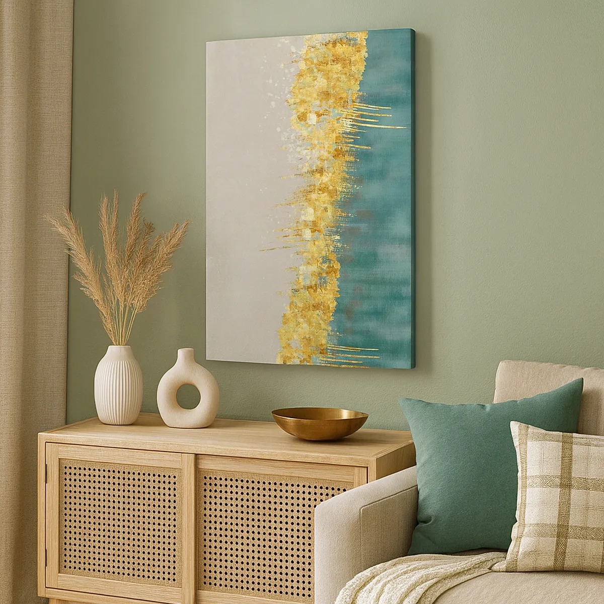 Vászonkép - Az aranyhatár - 50x70 cm