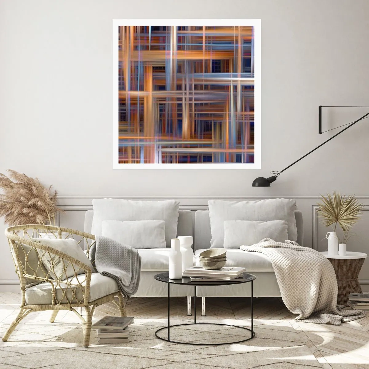 Poszter - Fényből szőtt - 60x60 cm