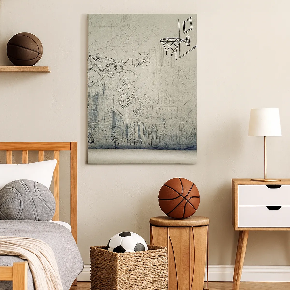 Vászonkép - A remek városi életem - 50x70 cm